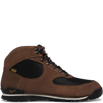 Black / Brown Men's Danner Jag Hiking Boots | SG1483RW