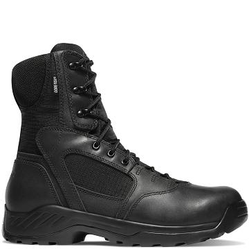 Black Men's Danner Kinetic 8" Tactical Boots | SG1326EX