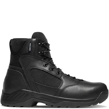 Black Men's Danner Kinetic Side-Zip 6" Tactical Boots | SG1325WY