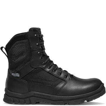 Black Men's Danner Lookout 8" Tactical Boots | SG1316LH