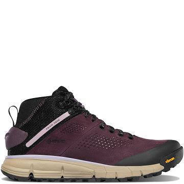 Black / Purple Women's Danner Trail 2650 GTX Mid Hiking Shoes | SG1061BC