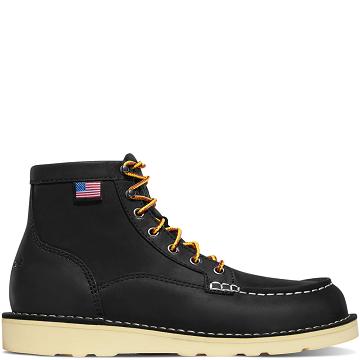 Black Women's Danner Bull Run Moc Toe 6" Boots | SG1128DN