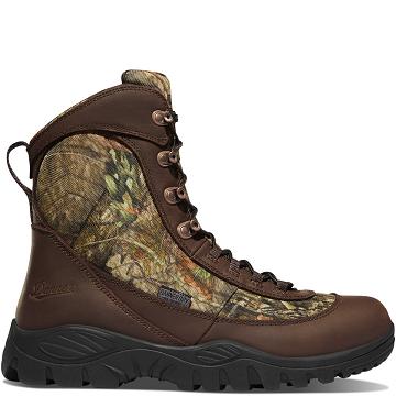 Brown Men's Danner Element 8" Break-Up Country 800G Hunting Boots | SG1418JJ