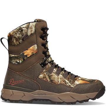 Brown Men's Danner Vital Edge Insulated 800G Hunting Boots | SG1392JJ