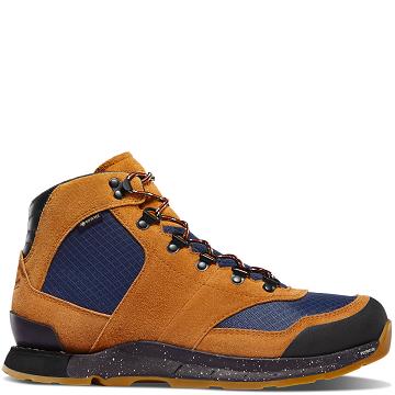 Brown / Navy Men's Danner Free Spirit Hiking Boots | SG1517SO