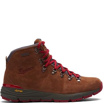 Brown / Red Men's Danner Mountain 600 4.5" Hiking Boots | SG1462OR