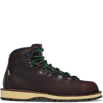 Burgundy Men's Danner Mountain Pass Work Boots | SG1585WY