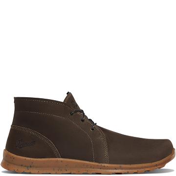 Chocolate Men's Danner Forest Chukka Work Boots | SG1571FM