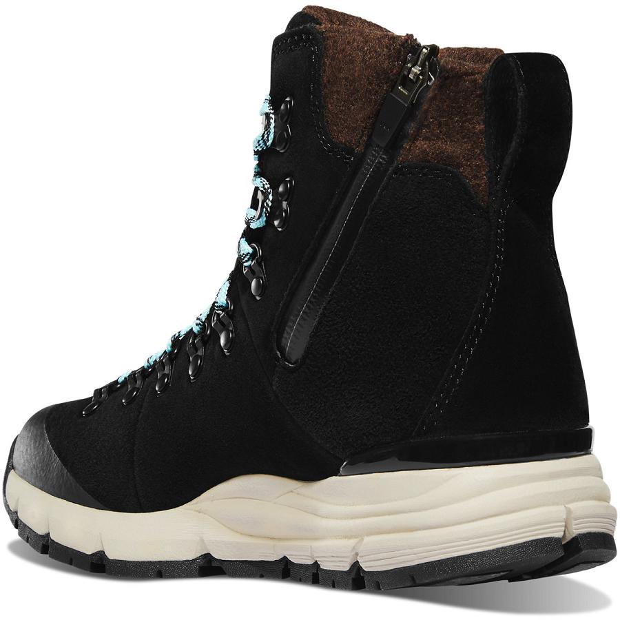 Black / Blue Women's Danner Arctic 600 Side-Zip 7