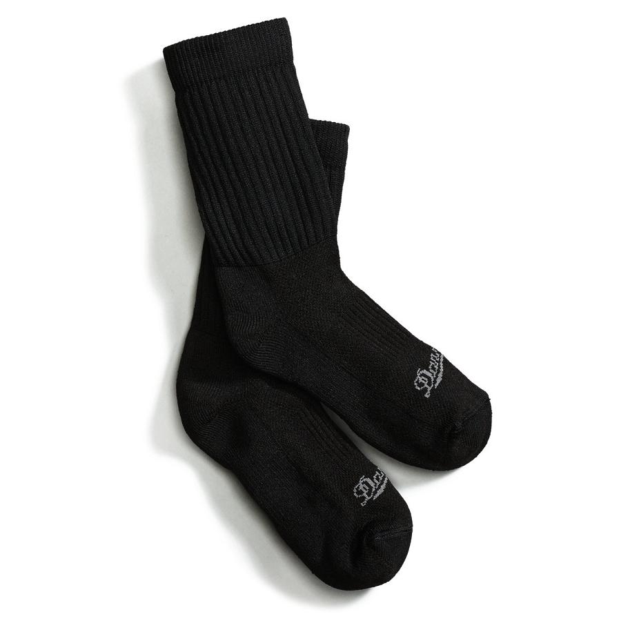 Black Men\'s Danner Hot Weather TFX Drymax Crew Socks | SG1616UT