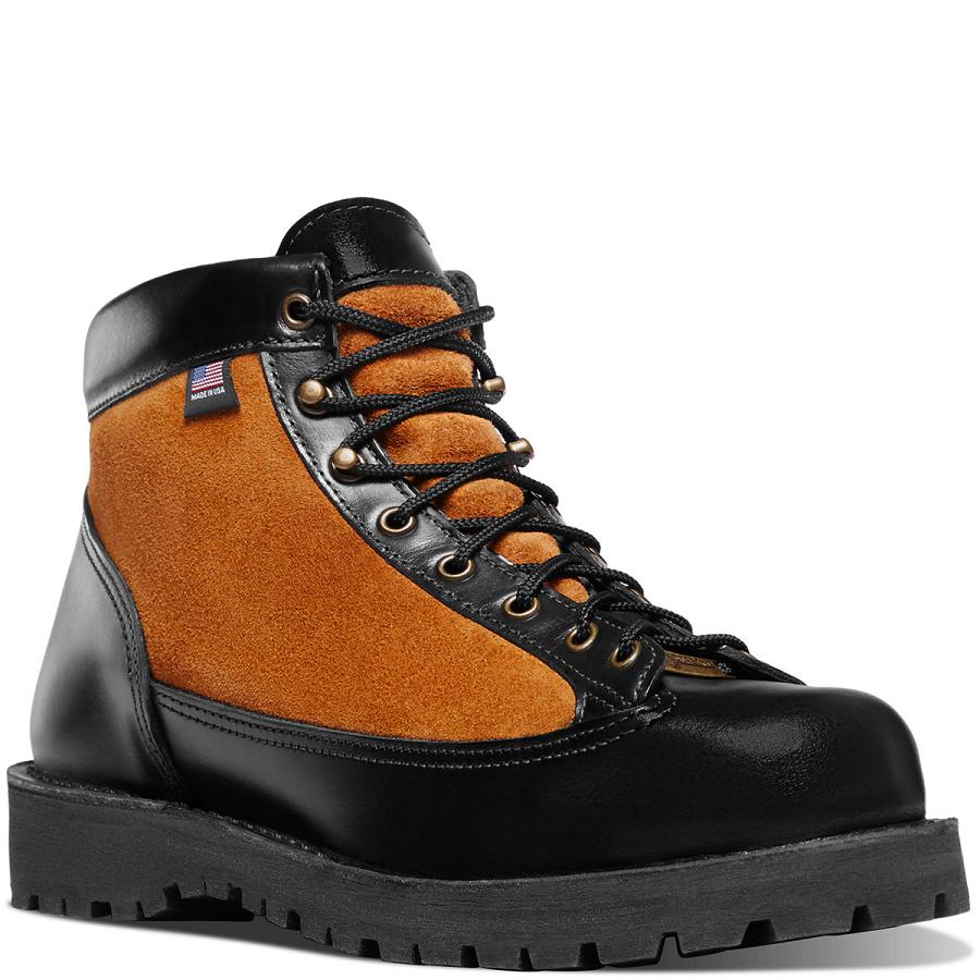 Black Men's Danner Light Revival Hiking Boots | SG1493FM