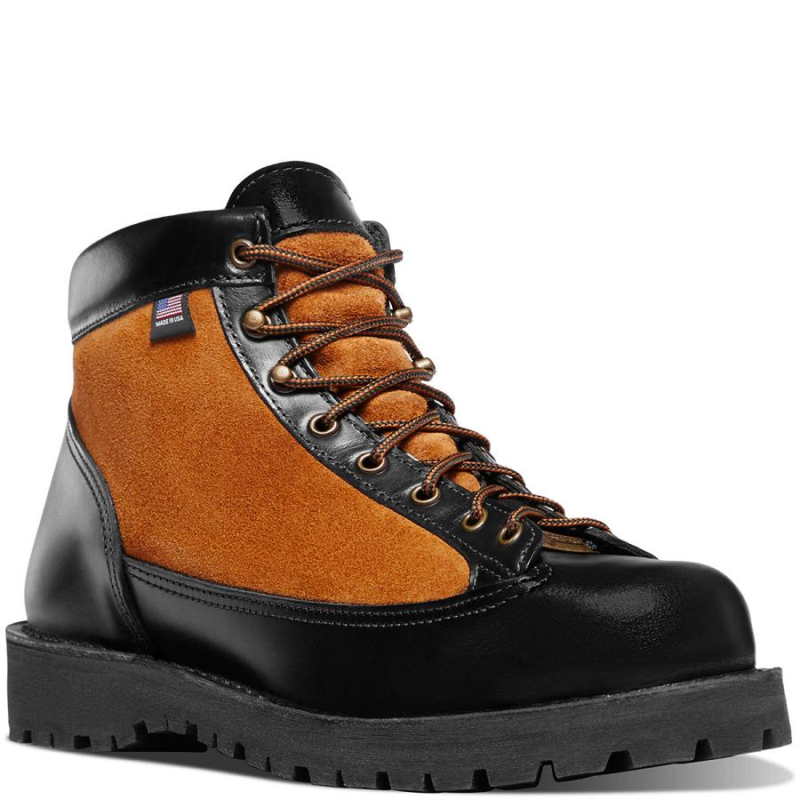 Black Men's Danner Light Revival Hiking Boots | SG1493FM