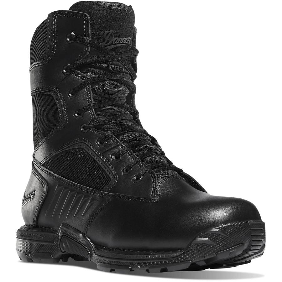 Black Men's Danner Striker Bolt Side-Zip 8