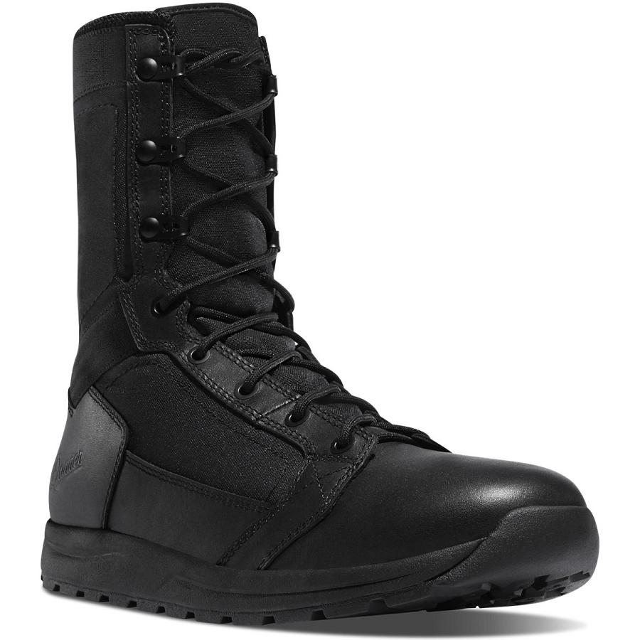 Black Men's Danner Tachyon - Polishable Toe Military Boots | SG1362DN