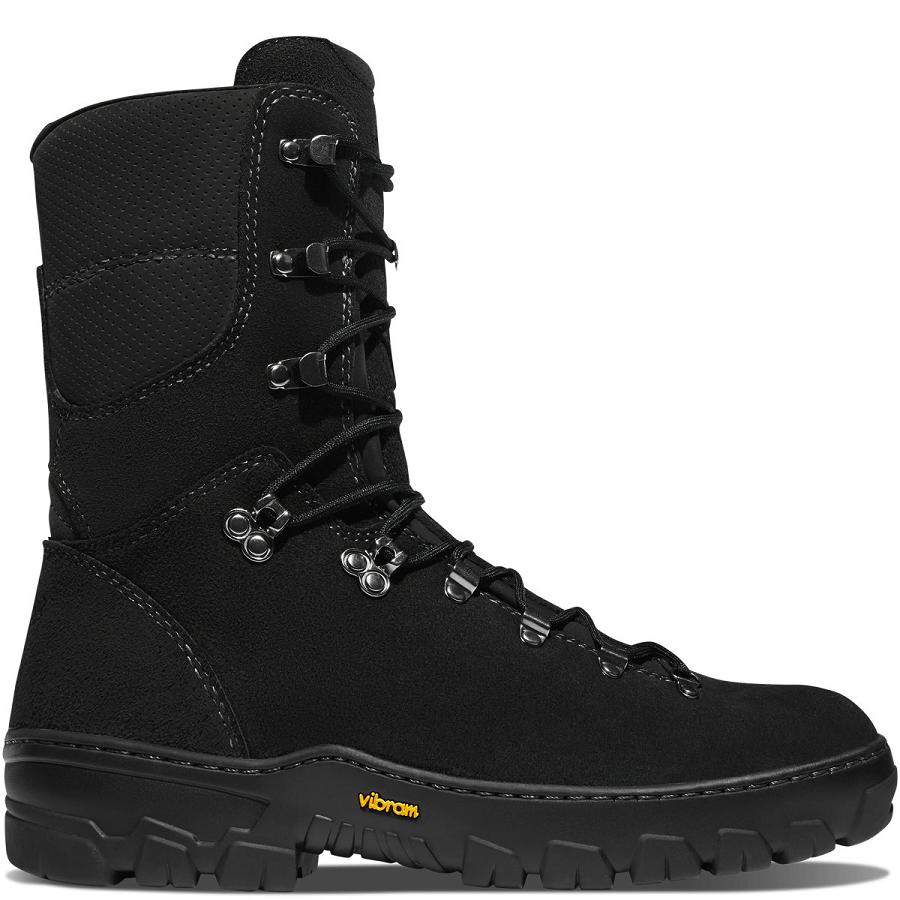 Black Men\'s Danner Wildland Tactical Firefighter Tactical Boots | SG1321BC