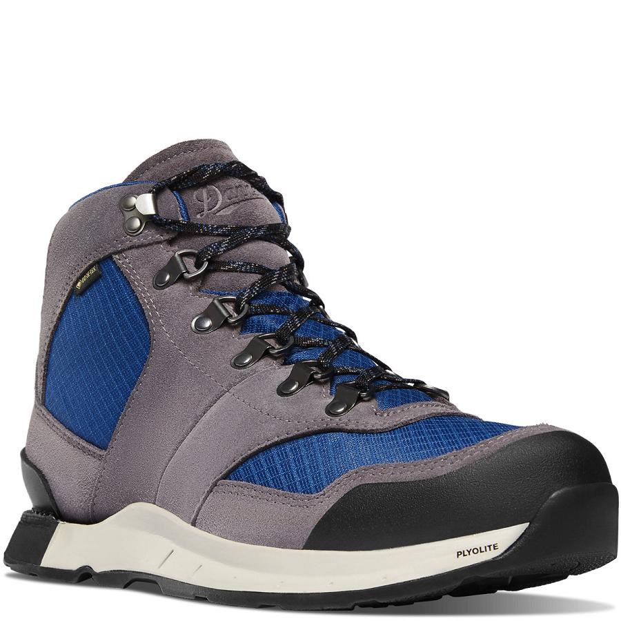 Blue / Grey Men's Danner Free Spirit Hiking Boots | SG1516AP