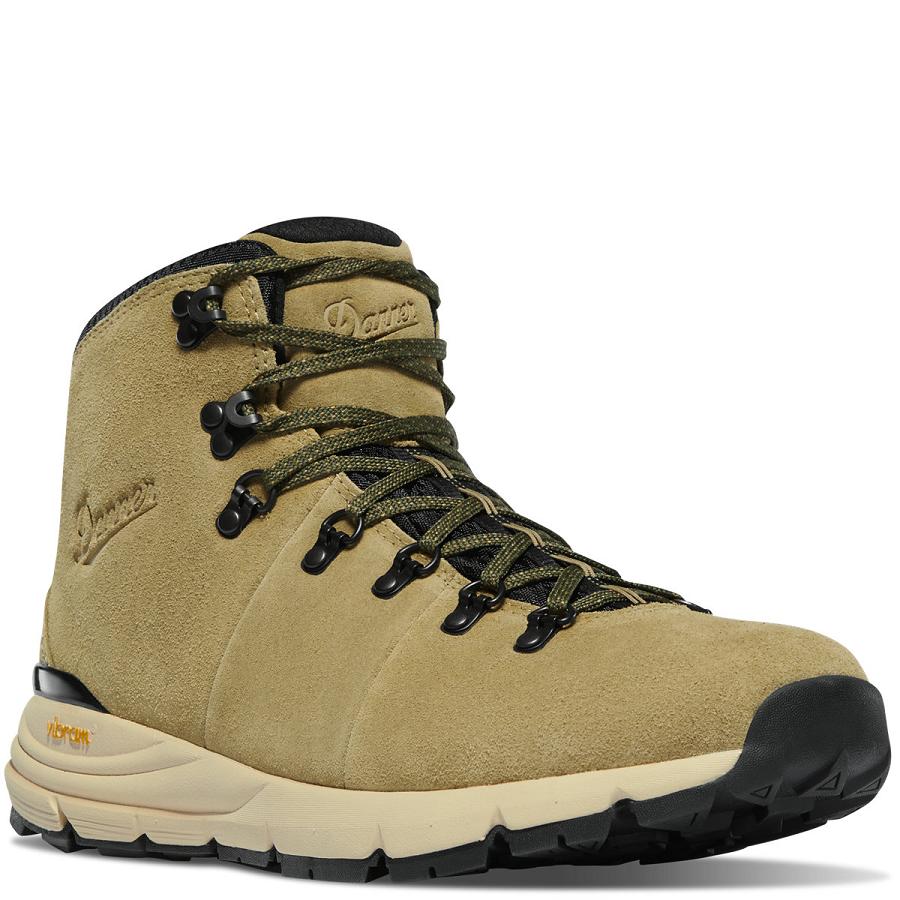 Brown / Green Men's Danner Mountain 600 Hiking Boots | SG1461IS