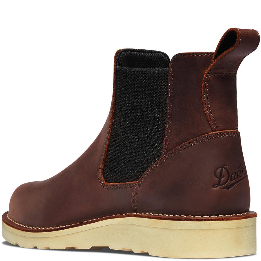 Brown Men's Danner Bull Run Chelsea Boots | SG1534EX