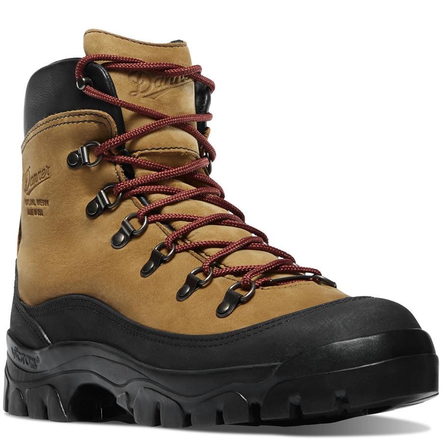 Brown Men's Danner Crater Rim Hiking Boots | SG1513IS