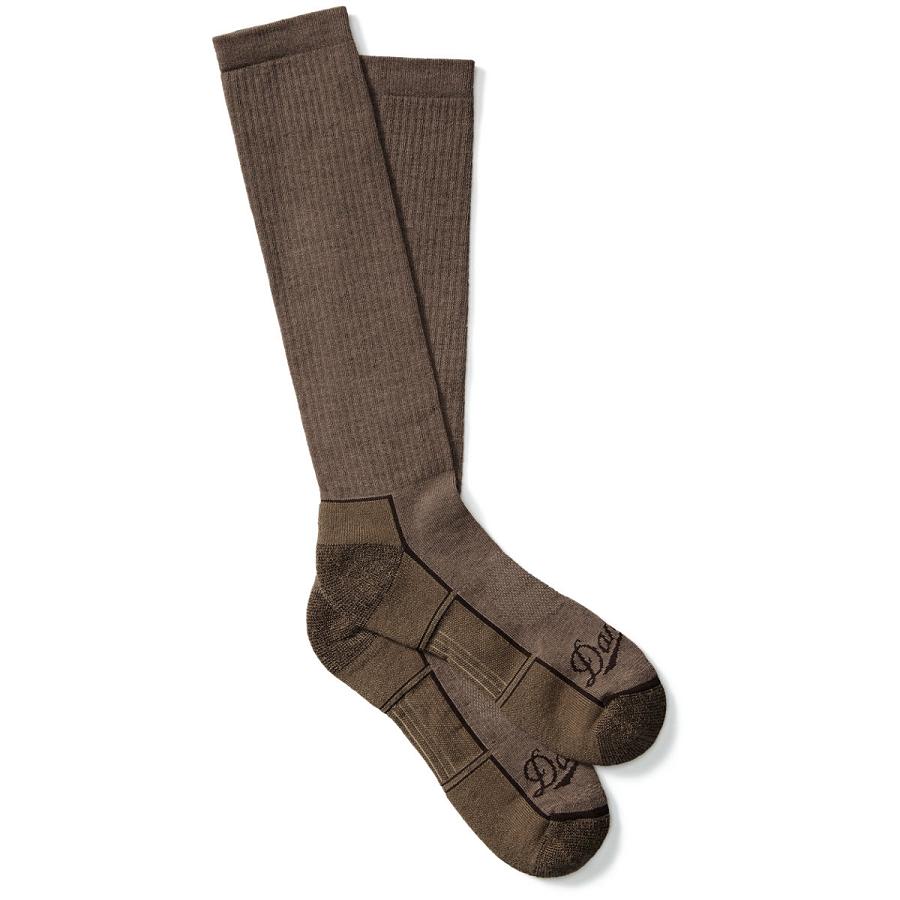 Brown Men\'s Danner Drirelease Lightweight Hunting Socks Over Calf Socks | SG1623FM