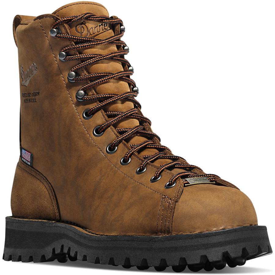 Brown Men's Danner Elk Hunter Hunting Boots | SG1405RW