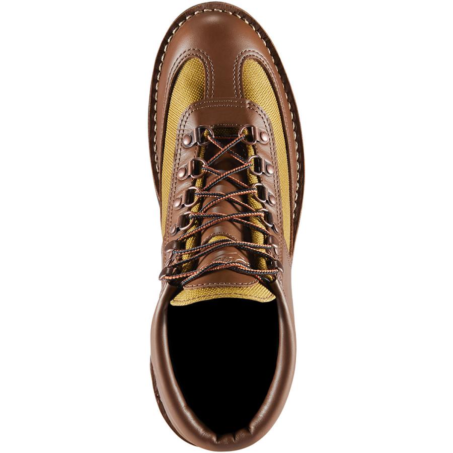 Brown Men's Danner Feather Light Hiking Boots | SG1520GL