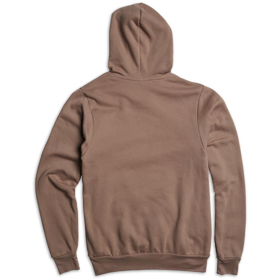 Brown Men's Danner Go There Pullover Hoodie Clothing | SG1687MA