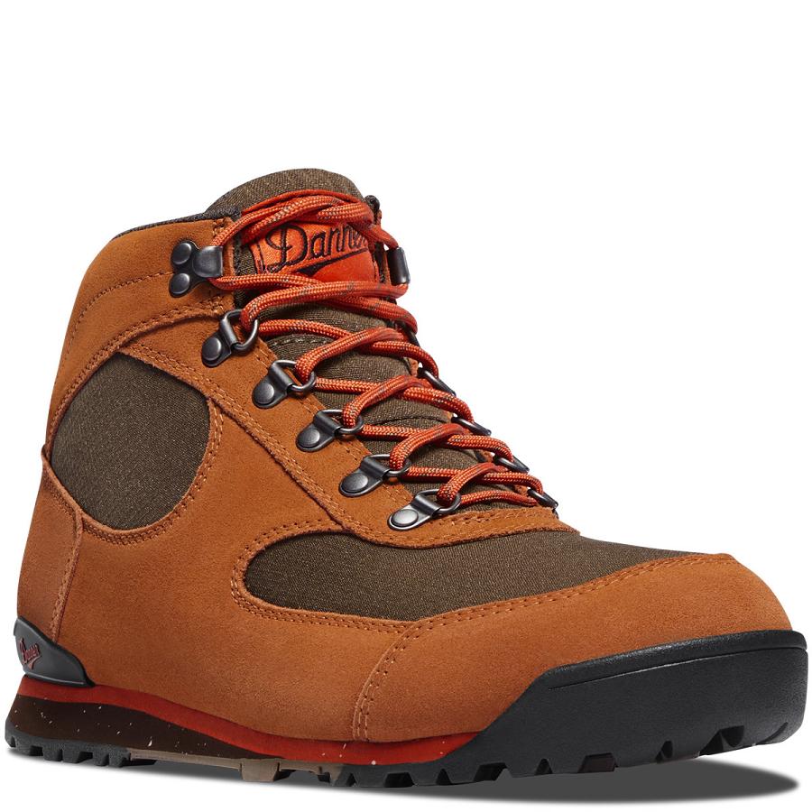 Brown Men's Danner Jag Hiking Boots | SG1480QZ