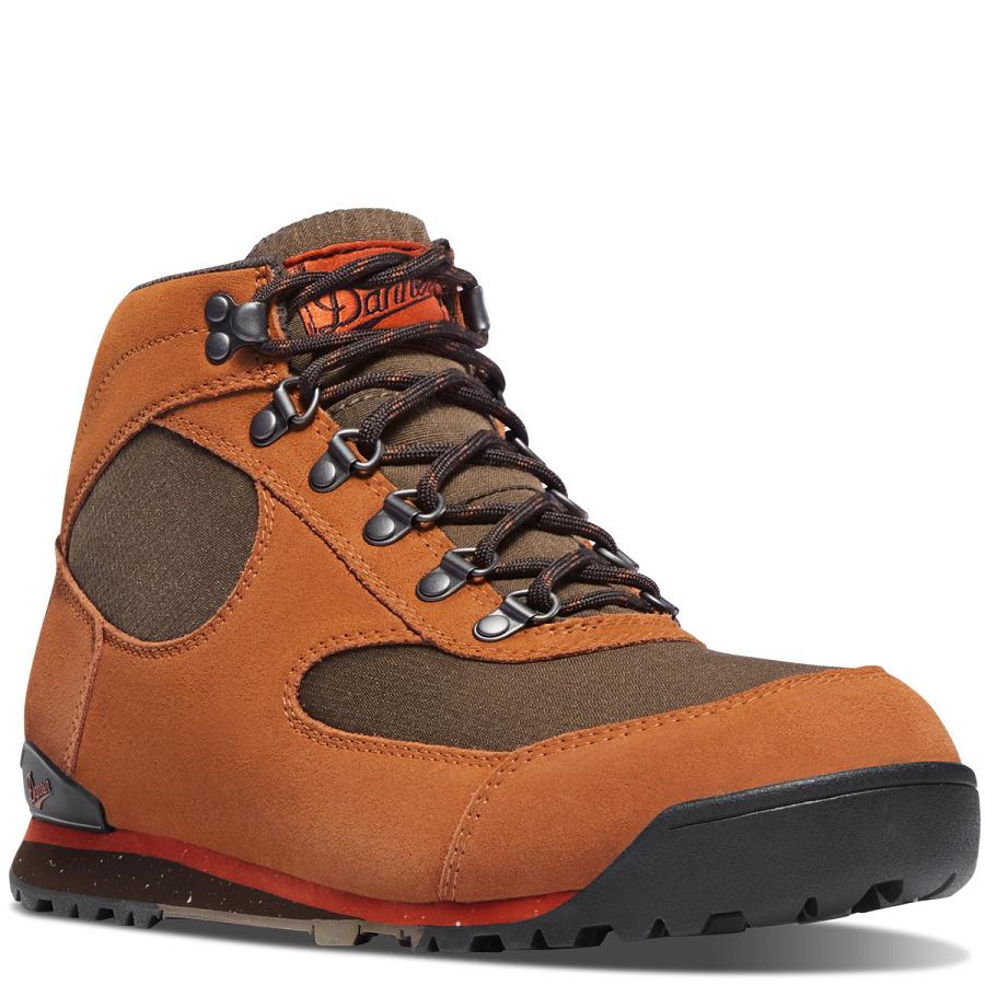 Brown Men's Danner Jag Hiking Boots | SG1480QZ