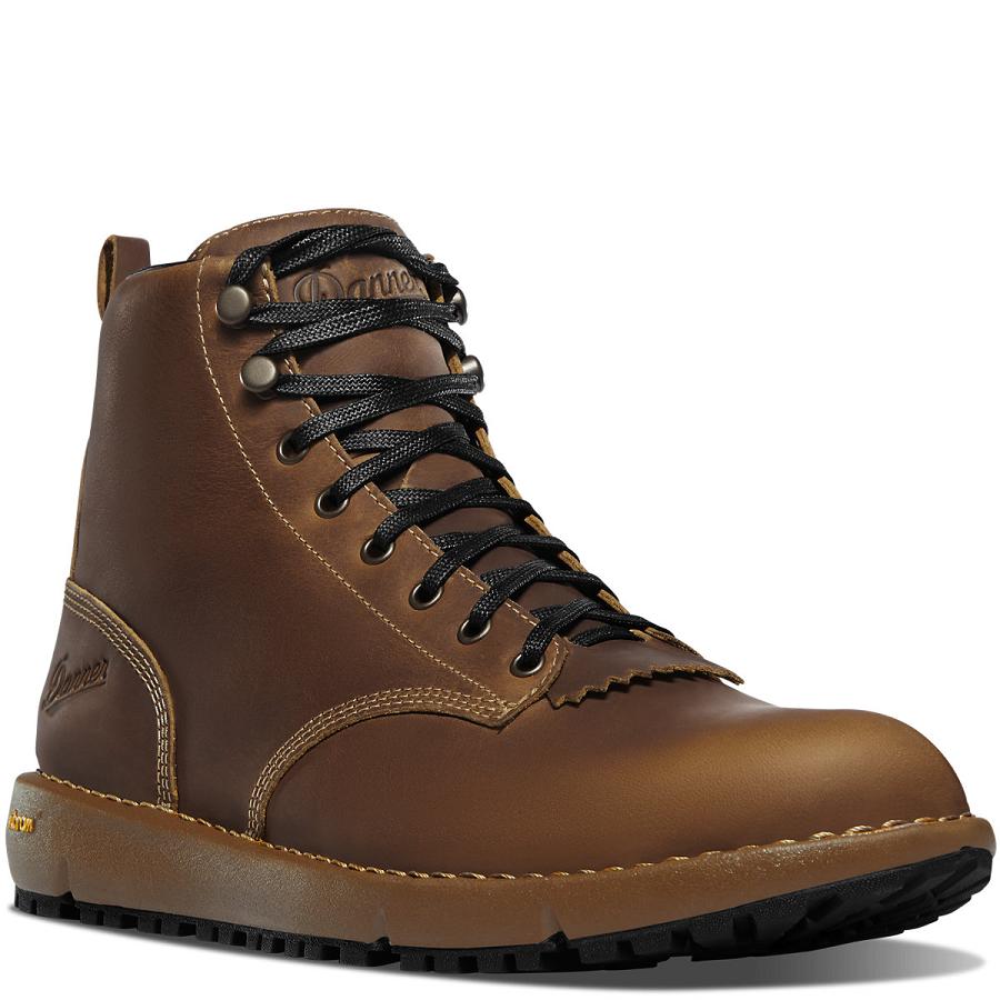 Brown Men's Danner Logger 917 Boots | SG1524LH