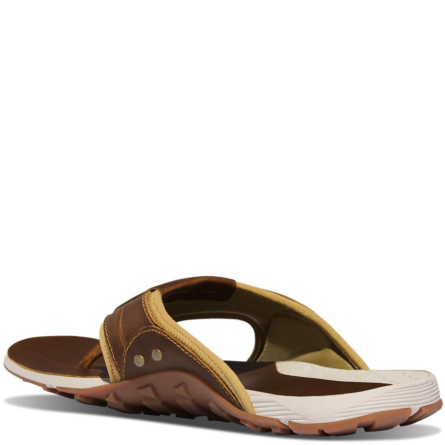 Brown Men's Danner Lost Coast Sandals | SG1503BC