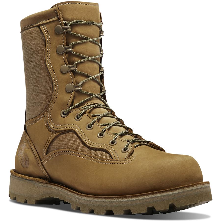 Brown Men's Danner Marine Expeditionary Boot Hot Military Boots | SG1371CE