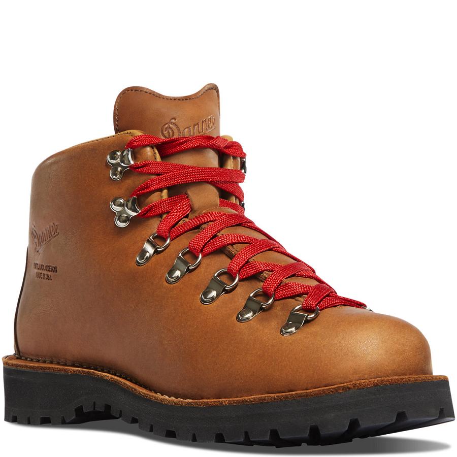 Brown Men's Danner Mountain Light Cascade - GORE-TEX Work Boots | SG1548JJ