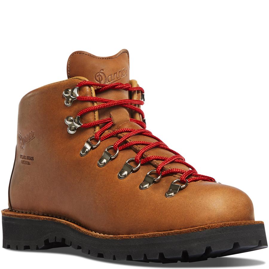 Brown Men's Danner Mountain Light Cascade - GORE-TEX Work Boots | SG1548JJ