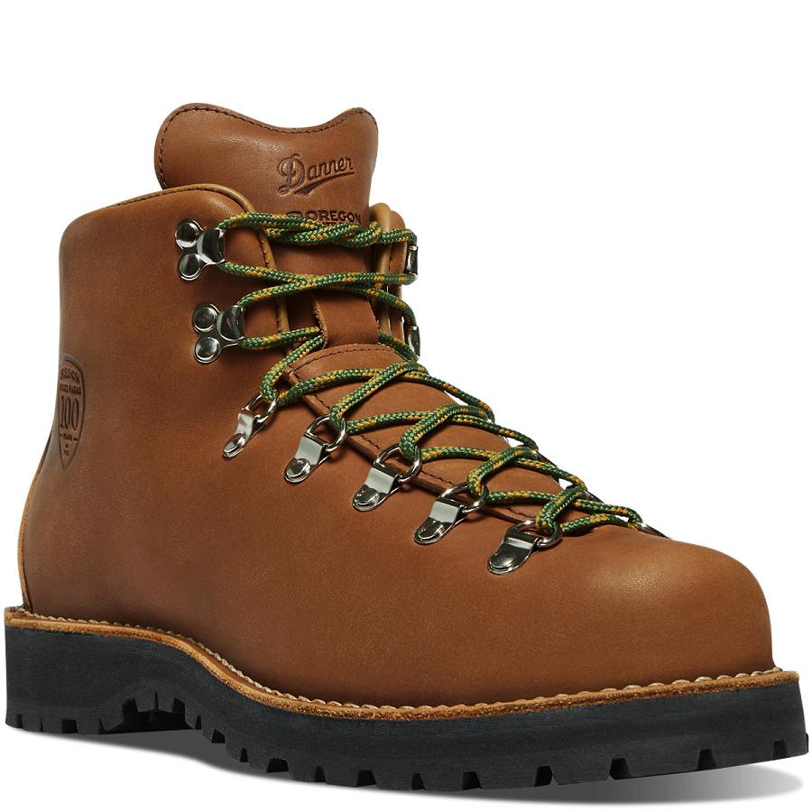 Brown Men's Danner Mountain Light OR State Parks Centennial Hiking Boots | SG1466DN