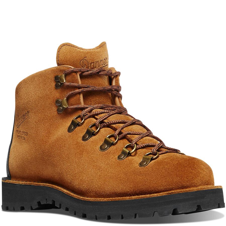 Brown Men's Danner Mountain Light Wallowa Hiking Boots | SG1470JJ