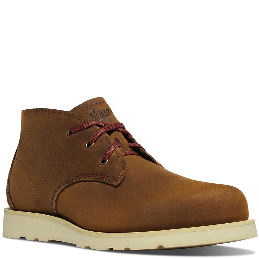 Brown Men's Danner Pine Grove Chukka Boots | SG1532QZ