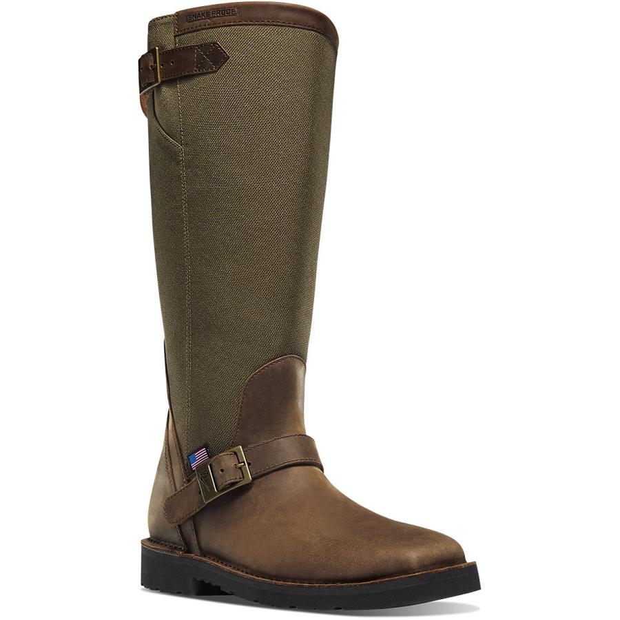 Brown Men's Danner San Angelo Snake Boot 17