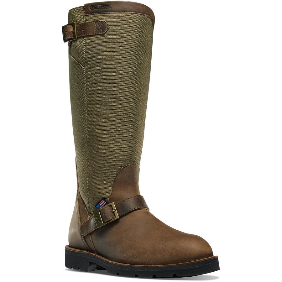 Brown Men's Danner San Angelo Snake Boot 17