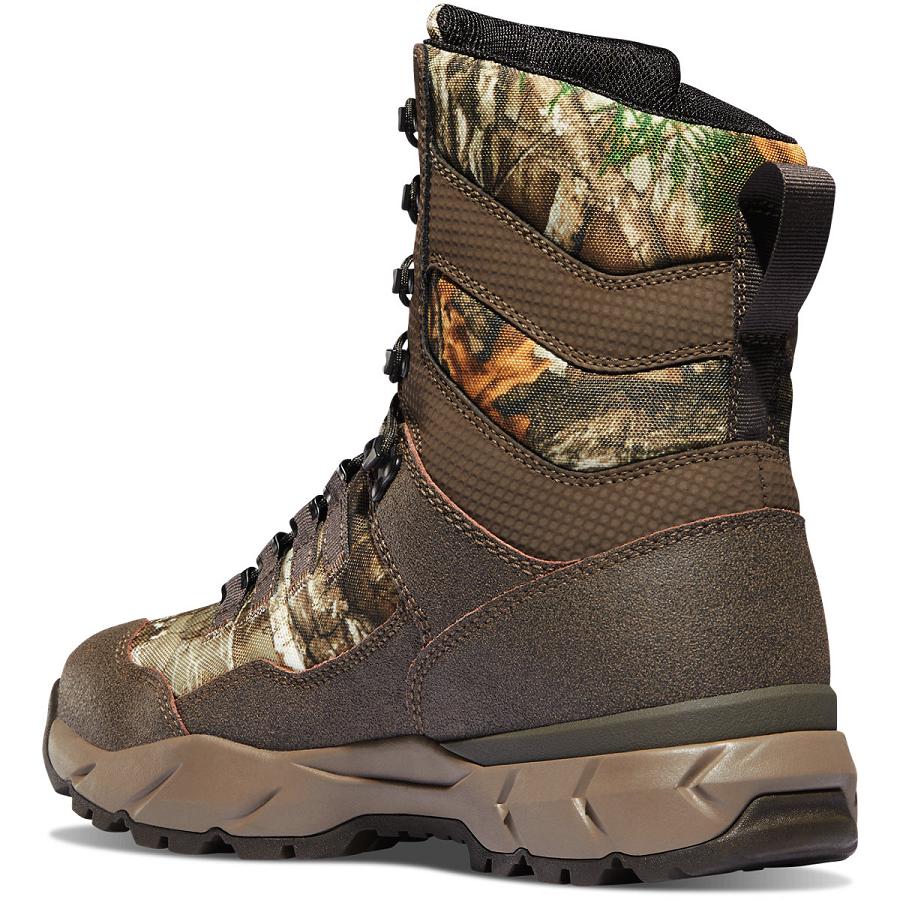 Brown Men's Danner Vital Edge Insulated 800G Hunting Boots | SG1392JJ