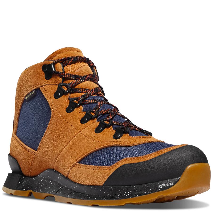 Brown / Navy Women's Danner Free Spirit Hiking Boots | SG1120TV