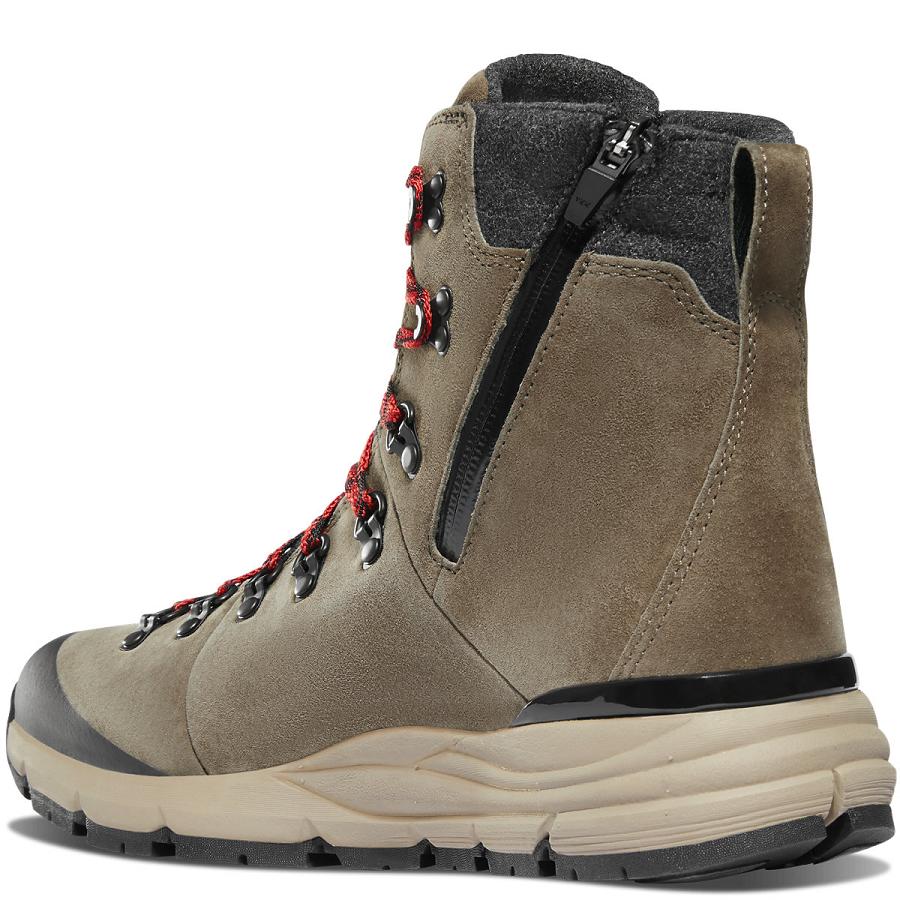 Brown / Red Men's Danner Arctic 600 Side-Zip 7