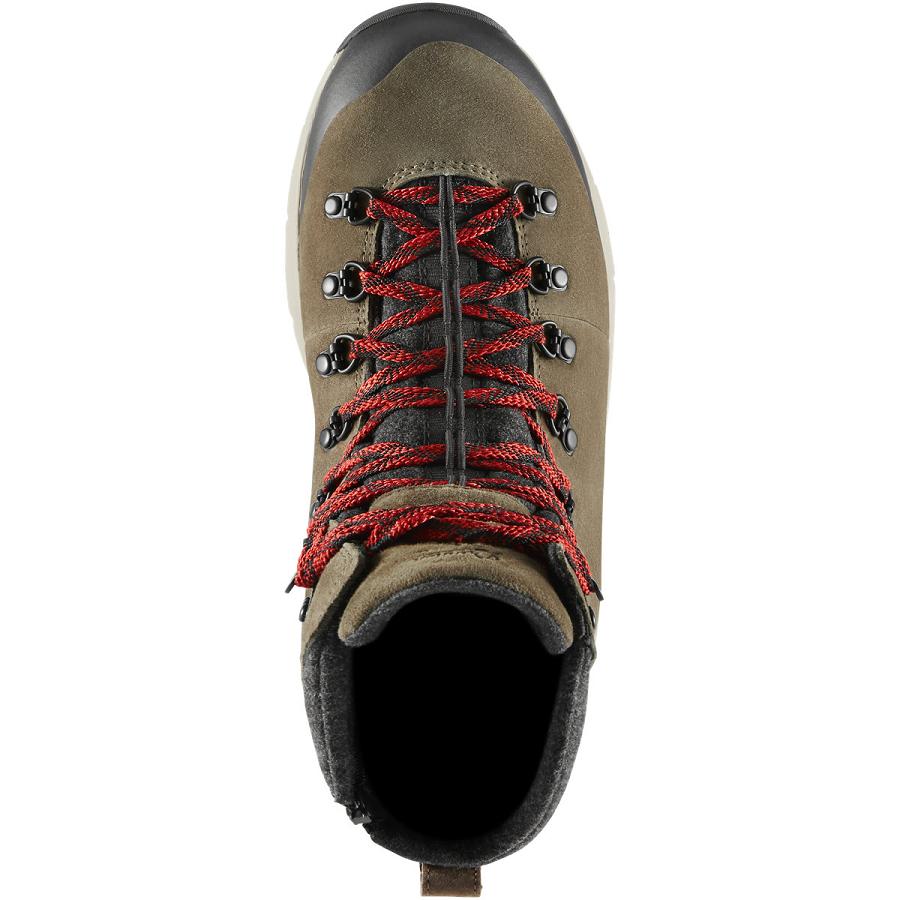 Brown / Red Men's Danner Arctic 600 Side-Zip 7