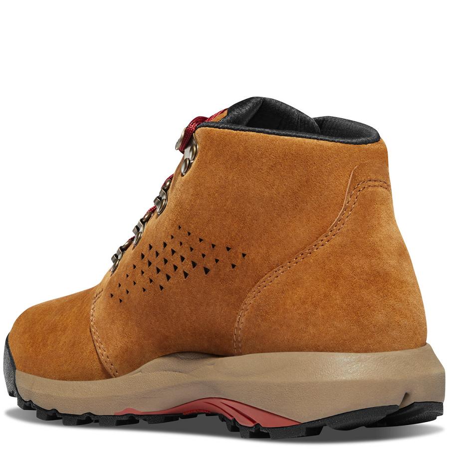 Brown / Red Women's Danner Inquire Chukka Hiking Boots | SG1081KI