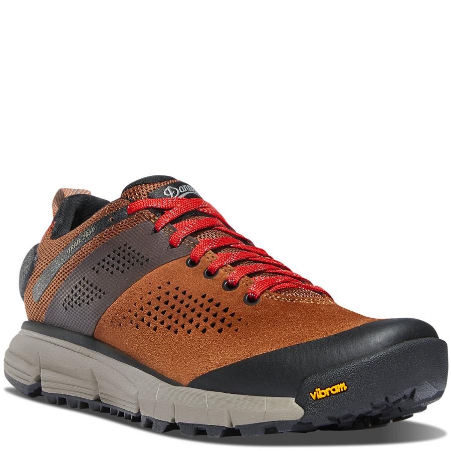 Brown / Red Women's Danner Trail 2650 Hiking Shoes | SG1047PQ