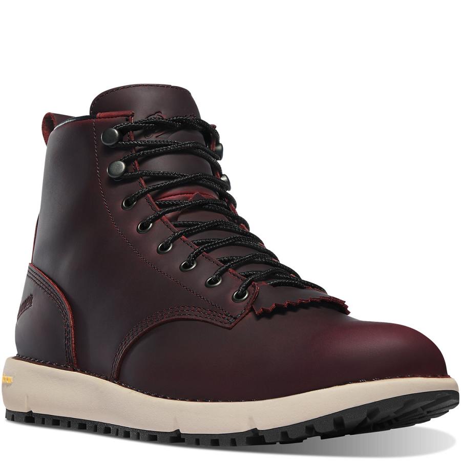 Burgundy Men's Danner Logger 917 Boots | SG1525ZG