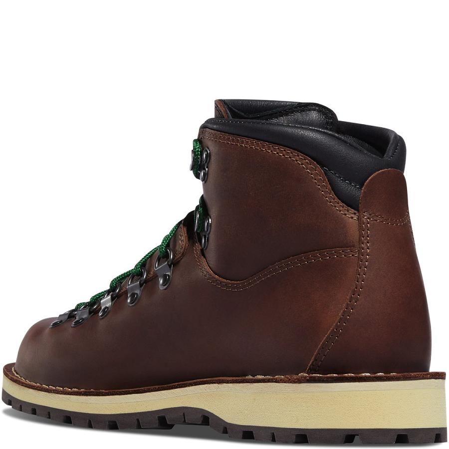 Burgundy Men's Danner Mountain Pass Work Boots | SG1585WY