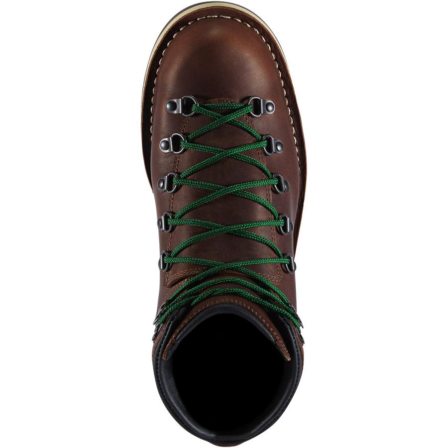 Burgundy Men's Danner Mountain Pass Work Boots | SG1585WY