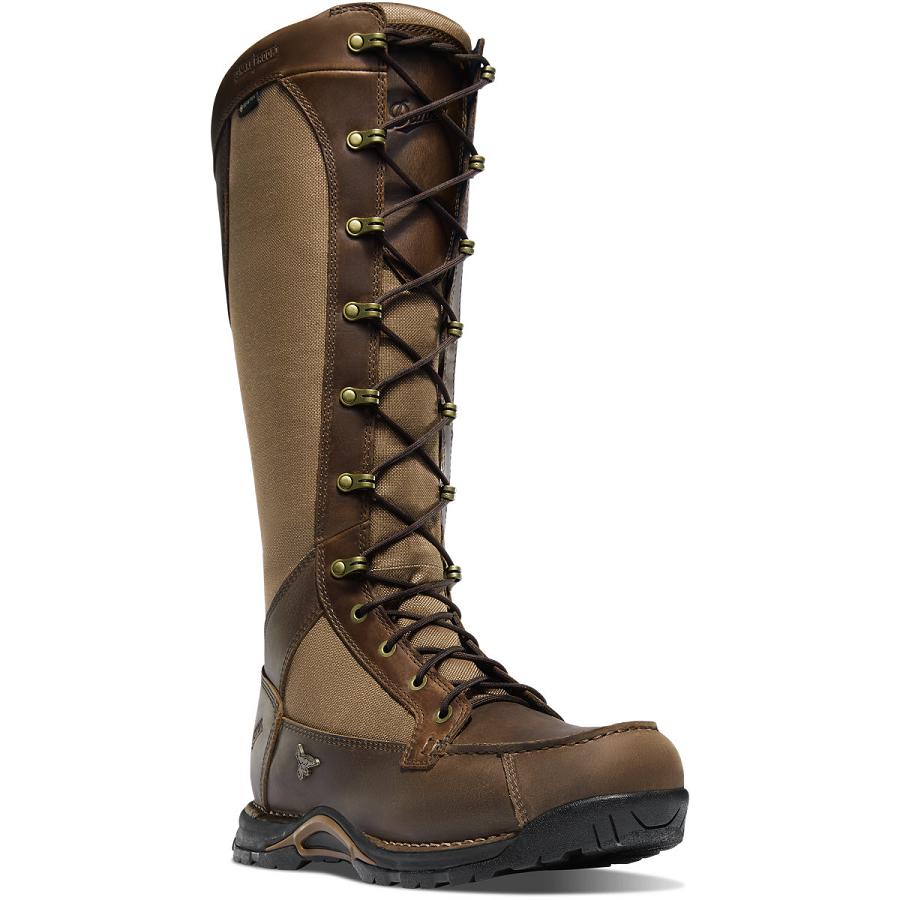 Coffee Men's Danner Sharptail Snake Boot Side-Zip 17