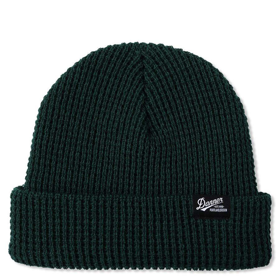 Green Men\'s Danner Classic Beanie Hats | SG1672AP